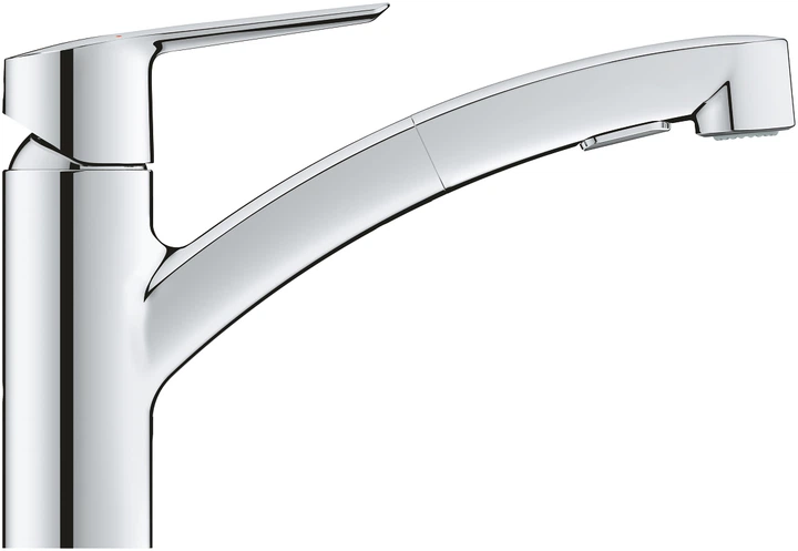 Смеситель-кран кухонный GROHE QuickFix Start 30531001 с выдвижным изливом - изображение 5