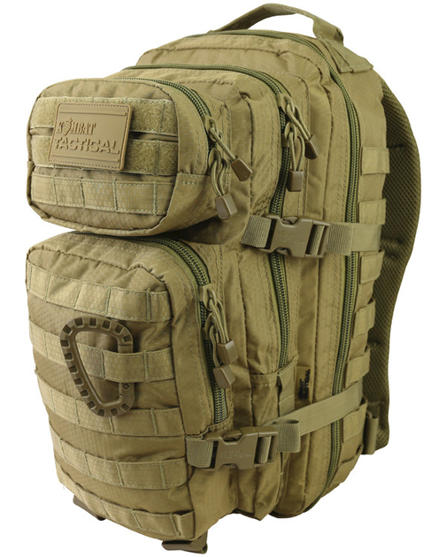 Рюкзак KOMBAT UK Hex-Stop Small Molle Assault Pack, 28л койот - зображення 1