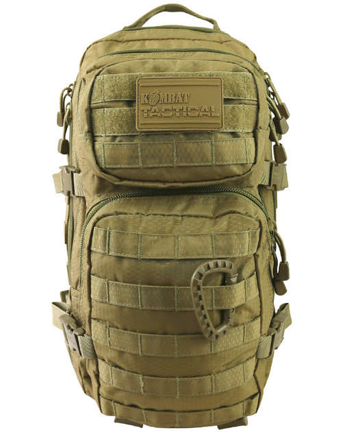 Рюкзак KOMBAT UK Hex-Stop Small Molle Assault Pack, 28л койот - зображення 2