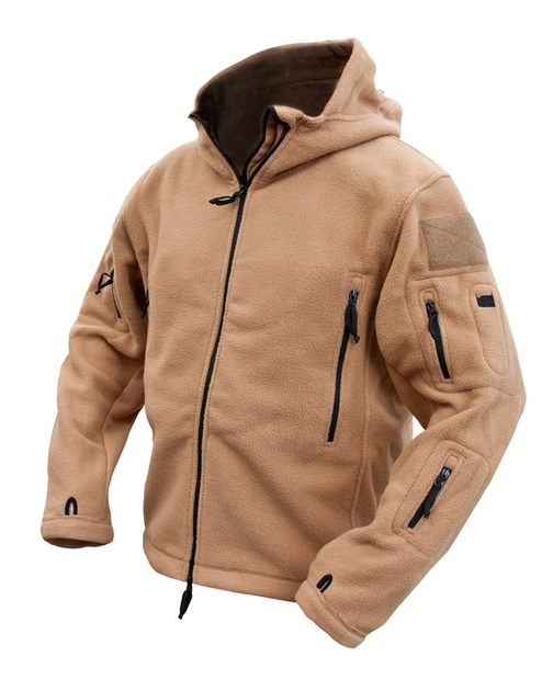 Фліс тактичний кофта KOMBAT UK Recon Hoodie, L койот - зображення 1