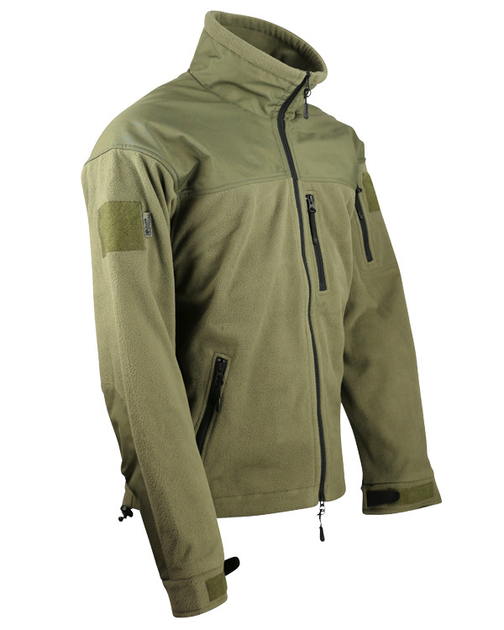 Фліс тактичний кофта KOMBAT UK Defender Tactical Fleece, L олива - изображение 2