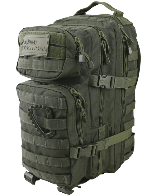 Рюкзак тактичний KOMBAT UK Hex-Stop Small Molle Assault Pack, 28л олива - изображение 1