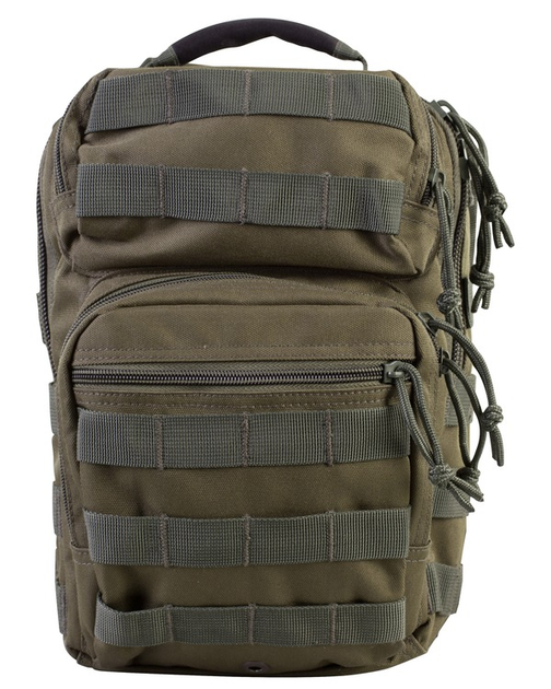 Рюкзак тактичний однолямковий KOMBAT UK Mini Molle Recon Shoulder Bag, 10л олива - изображение 2