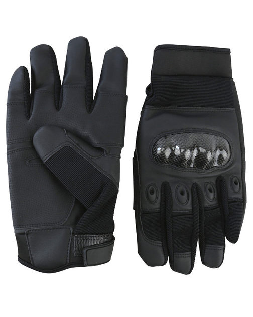 Рукавички тактичні KOMBAT UK Predator Tactical Gloves M-L, чорні - изображение 2