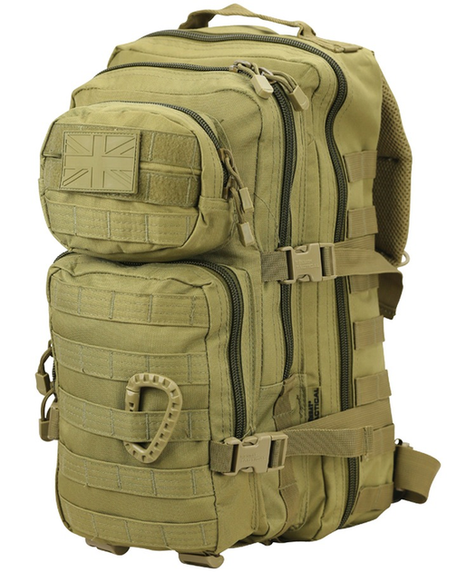 Рюкзак тактичний KOMBAT UK Small Assault Pack, 28л койот - изображение 1