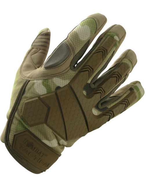 Перчатки тактичні KOMBAT UK Alpha Tactical Gloves, М мультикам - зображення 1