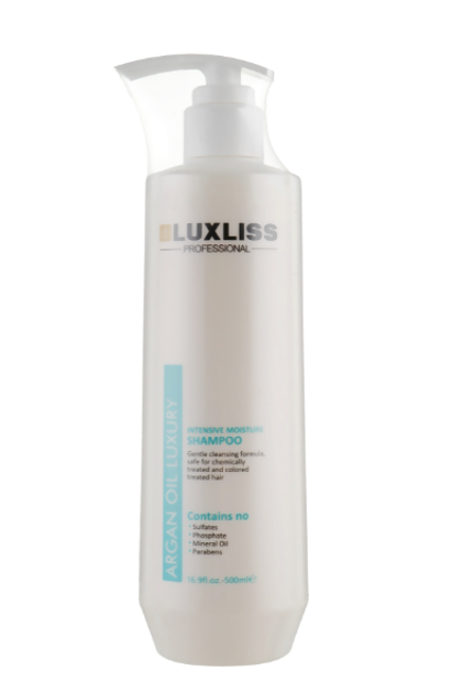 Увлажняющий аргановый шампунь LuxLiss Argan oil moistuire repair ...