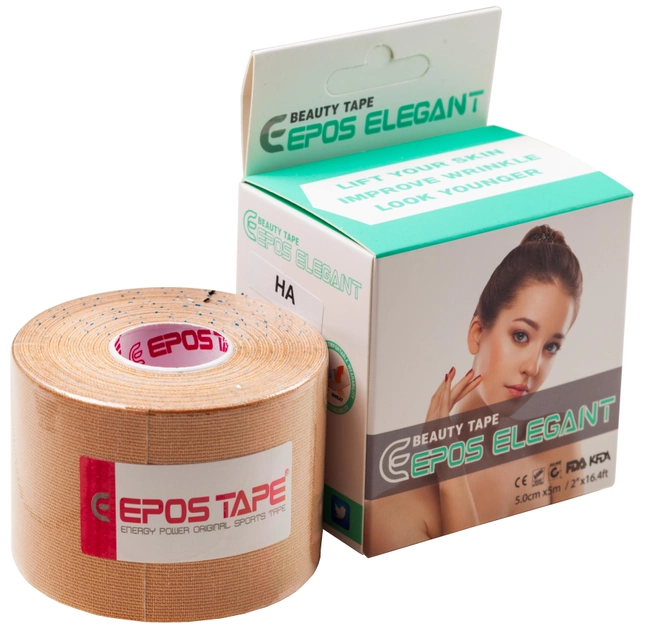 Тейп для обличчя EPOS TAPE Elegant HA з додаванням гіалуронової кислоти - зображення 1