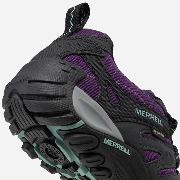Buty trekkingowe damskie gore tex Merrell Wms Accentor Sport Gtx J98406 40.5 (9.5US) 26.5 cm Czarny/Fioletowy (886129704223) - obraz 4