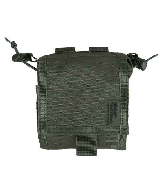 Підсумок для вироблених магазинів KOMBAT UK Folding Ammo Dump Pouch, олива 20x11x12 - зображення 1