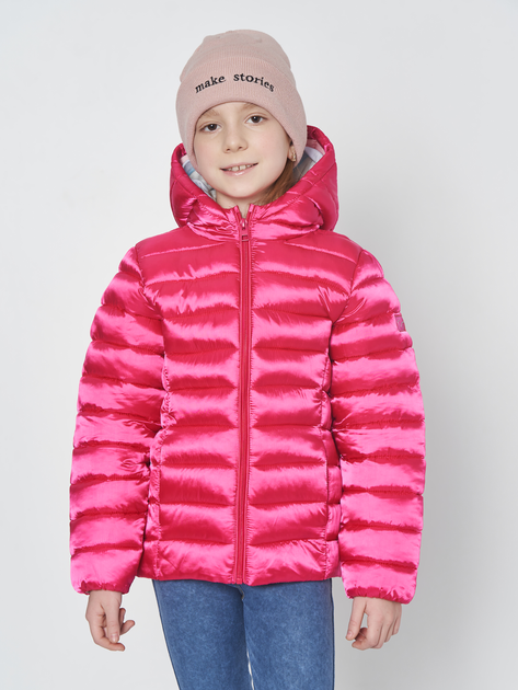 Акція на Дитяча демісезонна куртка для дівчинки Minoti 12COAT 7 37625KID 80-86 см Малинова від Rozetka