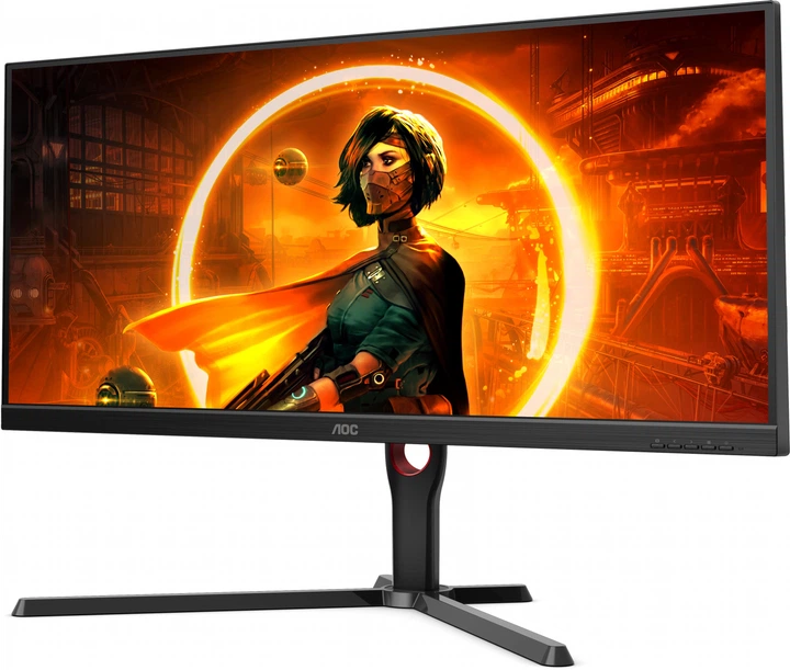 Monitor 34" AOC U34G3XM/EU -- UWQHD / 144 Hz / 8-Bit / sRGB 121% / Adaptive Sync / G-SYNC Compatible / Freesync Premium / DisplayHDR 10 - obraz 7