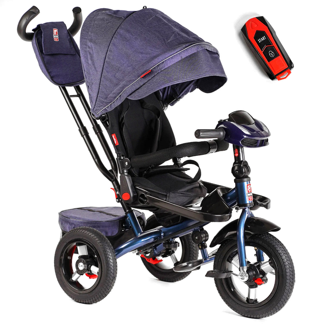 Детский трехколесный велосипед-коляска с родительской ручкой Best Trike ...