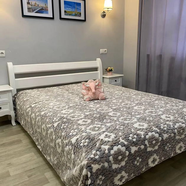 Плед покрывало одеяло травка из микрофибры двуспальный 200х220 см (473694-Prob) Цветы - Фото 3 Плед покрывало одеяло травка из микрофибры двуспальный 200х220 см (473694-Prob) Цветы - изображение 3