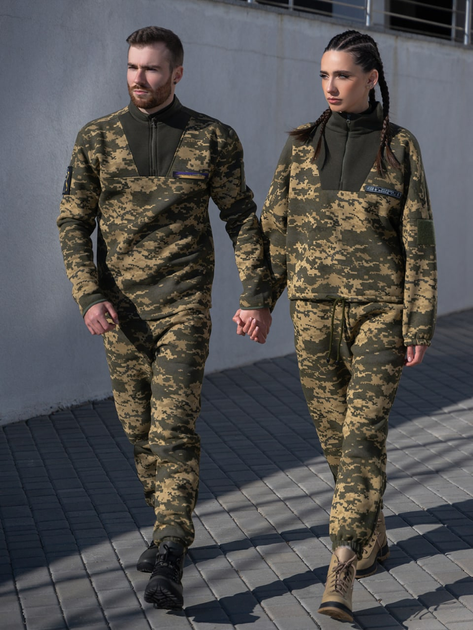Женский Теплый костюм ZF в стиле милитари камуфляж М 13595 - изображение 2