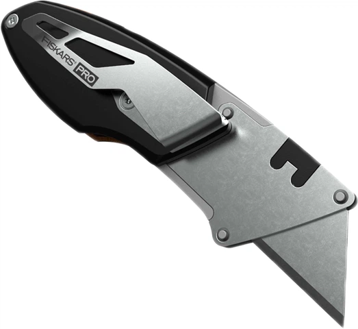 Kompaktowy, składany nóż uniwersalny Fiskars Pro CarbonMax (1062939) - obraz 6