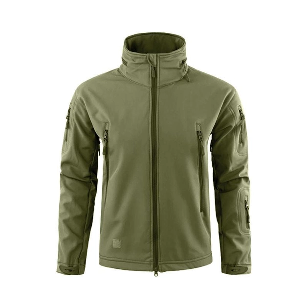 Тактическая куртка № 2 Lesko A012 Green 2XL для спецслужб мужская (F_5127-27088) - изображение 1