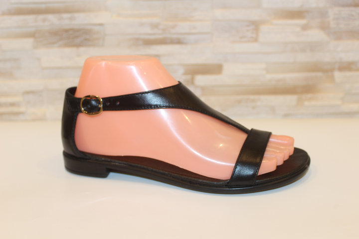 Сандалии Fashion Б544 женские черные натуральная кожа 37 24.5 см от ...