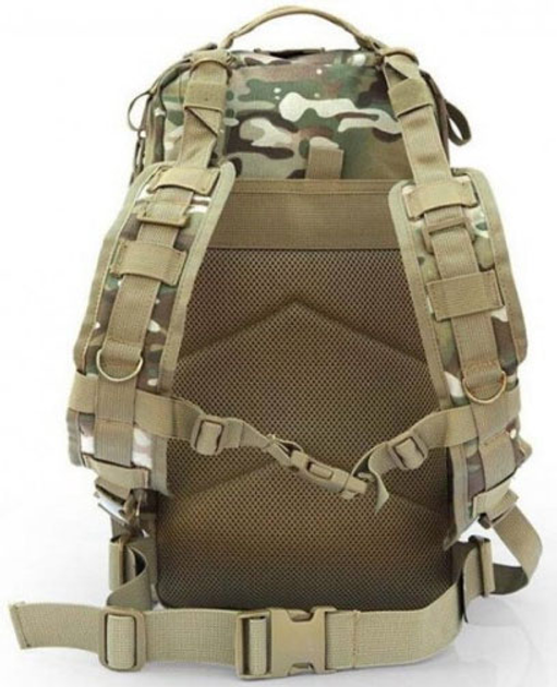Рюкзак тактичний Tactical bag 35 л триденний мультикам (армійський, штурмовий для ЗСУ) YL-2809-MCF - зображення 2