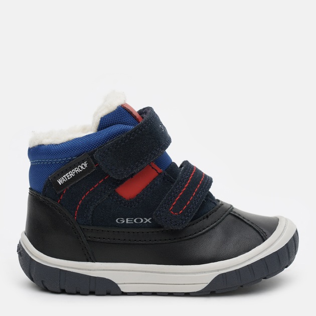 Акція на Дитячі демисезонні черевики для хлопчика Geox XK7541-4 26 Сині від Rozetka