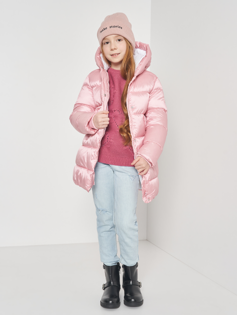 Пальто зимнее детское Minoti 12COAT 5 37622JNR 110-116 см Розовое ...