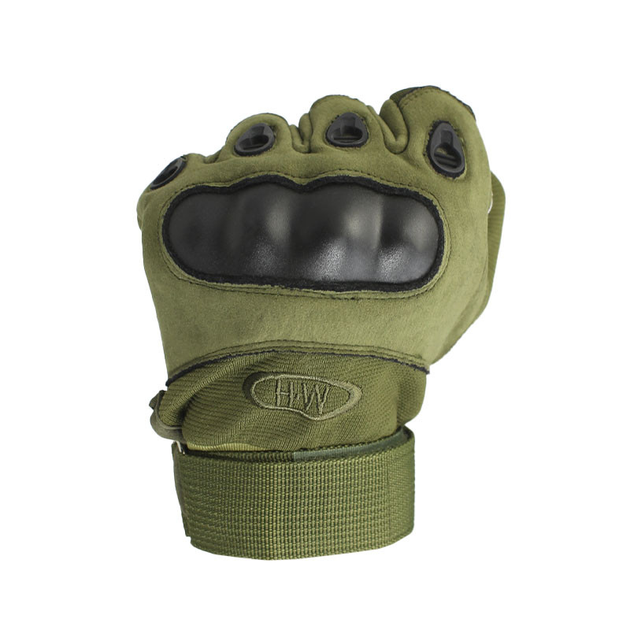 Перчатки тактические OKLAI 705 Green M мужские полнопалые военные с защитой (SK-8287-30870) - изображение 2