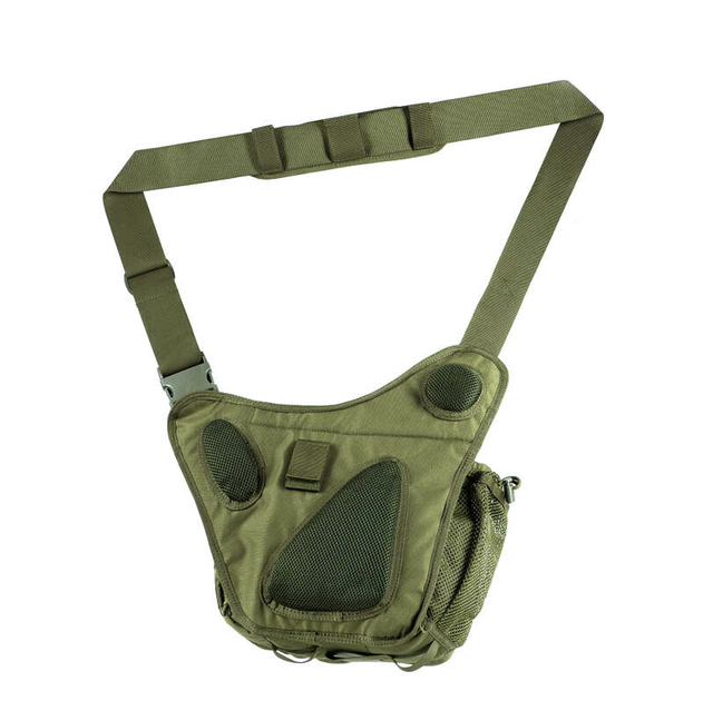 Сумка тактична через плече AOKALI Outdoor A03 (Green) компактна армійська з сіткою для води (SK-9899-42958) - зображення 2