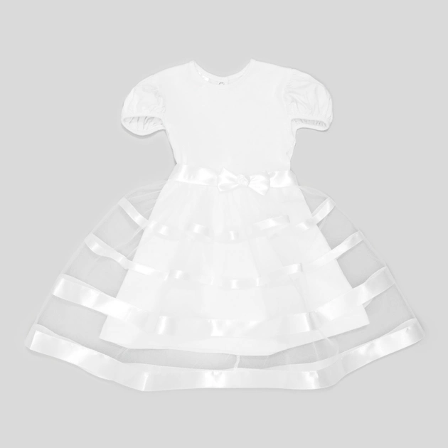 Акція на Фатинове плаття BetiS Маленька Леді 27070293 80 см Біле від Rozetka