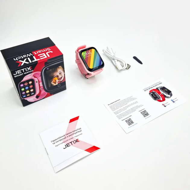 Детские смарт-часы Jetix DF100 Pro Kids 4G Pink (100Pro-k2-RA) - изображение 9