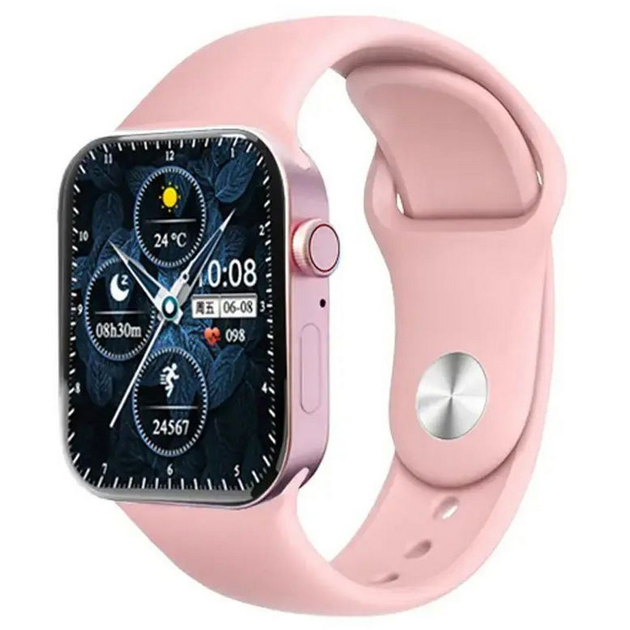 Смарт-часы IWO N76 с пульсометром и Bluetooth, Pink (in76_p) – фото ...