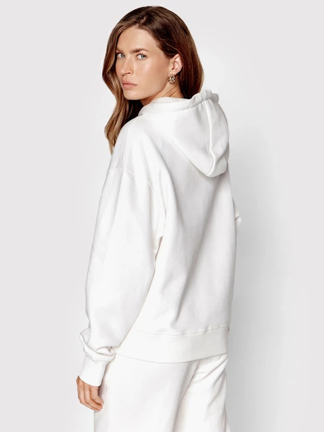 Bluza damska z kapturem oversize Sprandi SP22-BLD503 S Biała (2230028549726) - obraz 2