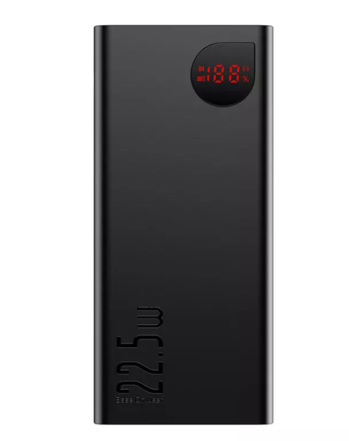 УМБ Павербанк, внешний аккумулятор Baseus Adaman Metal Digital Display Power Bank 20000mAh 22.5W (PPAD000101) - изображение 4