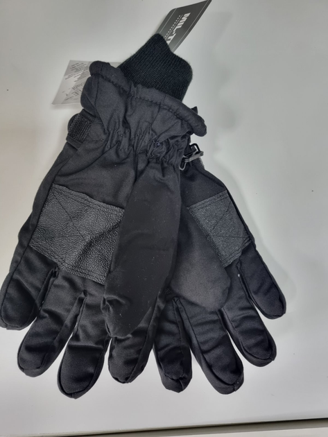Перчатки тактические зимние 3М Thinsulate черные Германия L - изображение 2