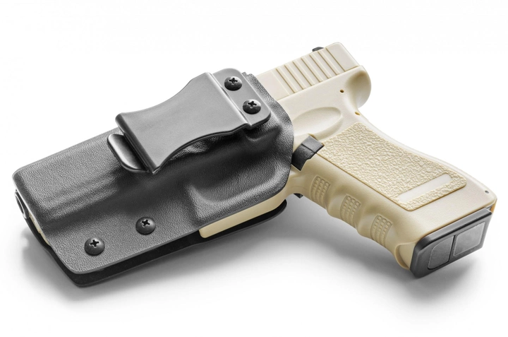 Внутрибрючная пластиковая (кайдекс) кобура A2TACTICAL для Glock левша черная (KD11) - изображение 1