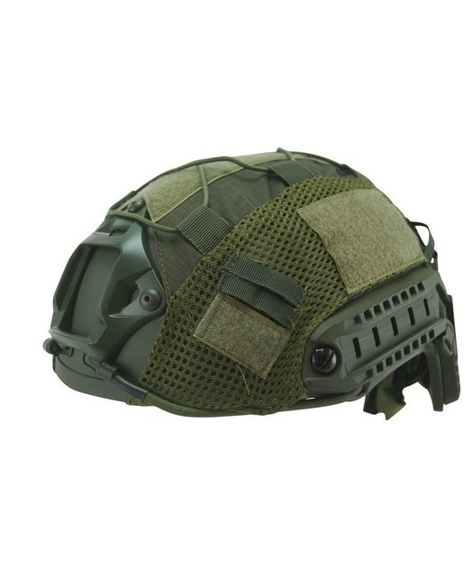 Чохол на шолом/кавер Kombat uk Tactical Fast Helmet COVER оливковий - изображение 1