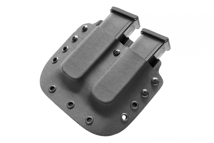 Поясной пластиковый (кайдекс) подсумок A2TACTICAL для Flarm T910, TQ1 черный (KD2) - изображение 1