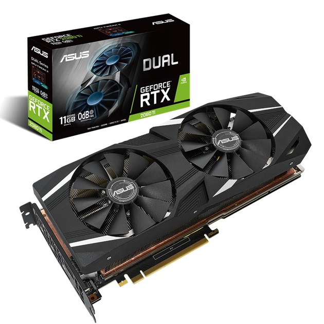 Видеокарта RTX 2080 Ti 11GB Asus DUAL GDDR6 (352bit) (1560/14000) (HDMI ...