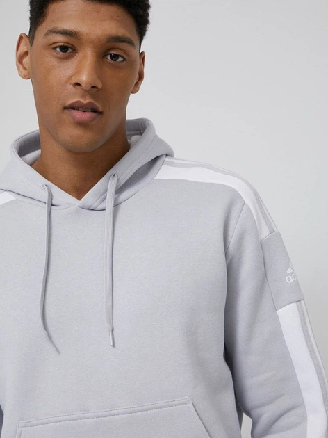 Bluza z kapturem Adidas Squadra 21 Hoody GT6635 XXL Szary (4064045268289) - obraz 4