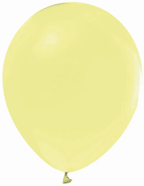 Латексна повітряна куля без малюнка Balonevi Ванільний пастель, 10" 25,5 см - Фото 1 Латексна повітряна куля без малюнка Balonevi Ванільний пастель, 10" 25,5 см - зображення 1