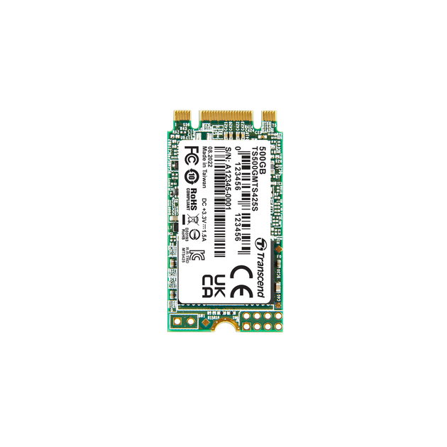 SSD накопитель Transcend MTS425S M2-2242 SATA 500GB (TS500GMTS425S) - изображение 2