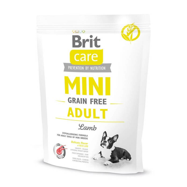 Корм Brit Care сухий для дорослих собак дрібних порід Бріт Кеа Грейн ...