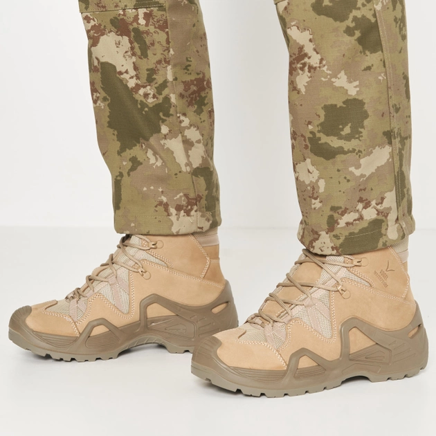 Чоловічі тактичні черевики з мембраною Waterproof Vogel 12333103 40 25.5 см Бежеві (4070408874292) - зображення 2