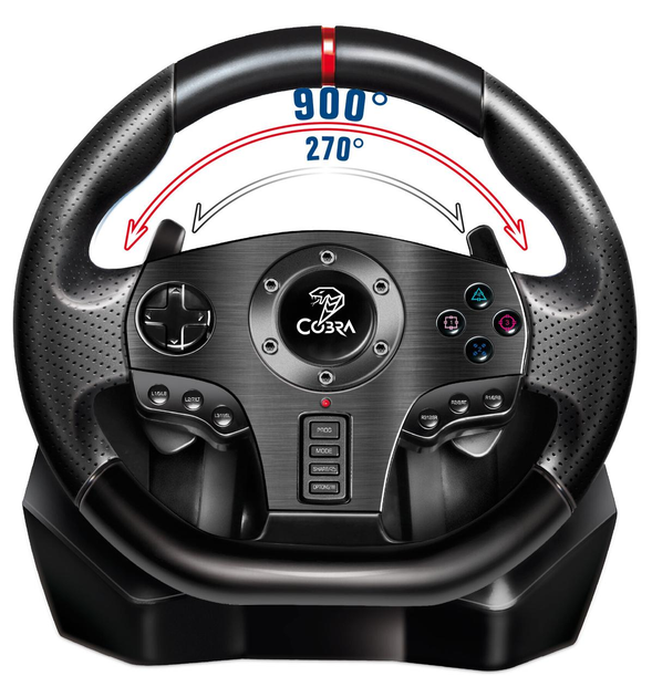 Руль игровой Cobra Rally GT900 10" (PC/PS3/PS4/Xbox 360/Xbox One ...
