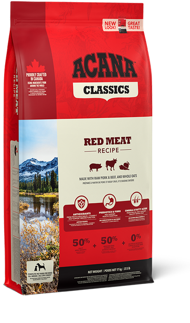 Сухий корм для собак на всіх стадіях життя ACANA Red Meat Recipе, 2 кг - Фото 1 Сухий корм для собак на всіх стадіях життя ACANA Red Meat Recipе, 2 кг - изображение 1