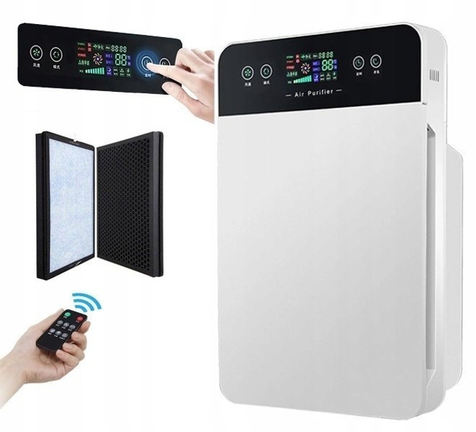 Очиститель воздуха с ионами HEPA Ultimar Smart JSY-40a White – фото ...
