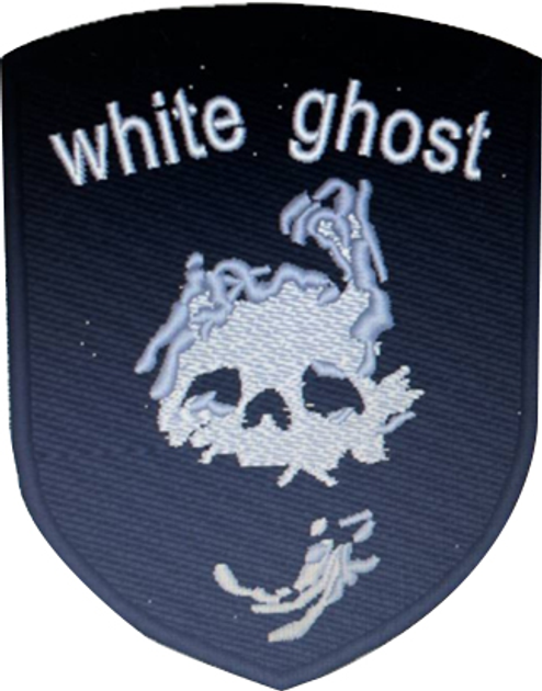 Шеврон GARLANG "білий привид" на липучці велкро (400018305) - зображення 1