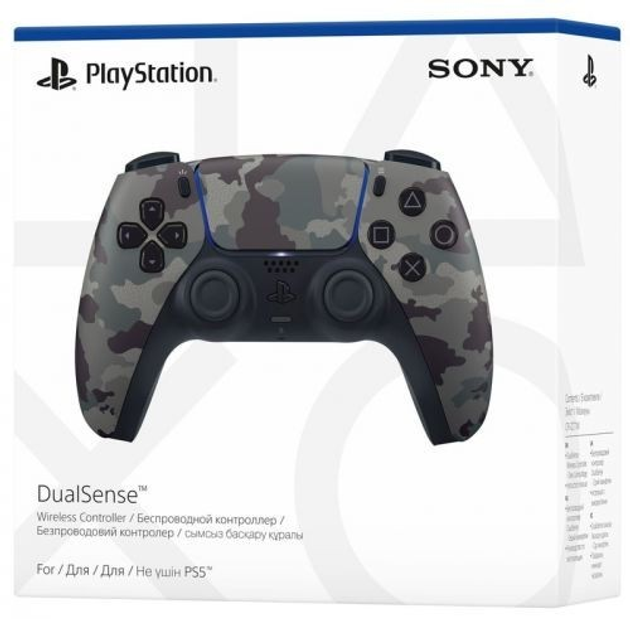 Геймпад Бездротовий Контролер Sony PlayStation (PS5) DualSense Grey ...