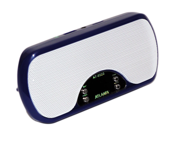 Портативная MP3 колонка USB плеер FM AT-6525 Blue – фото, отзывы ...