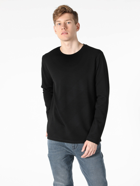 Акція на Лонгслів чоловічий Colin's CL1057320BLK XL Black від Rozetka