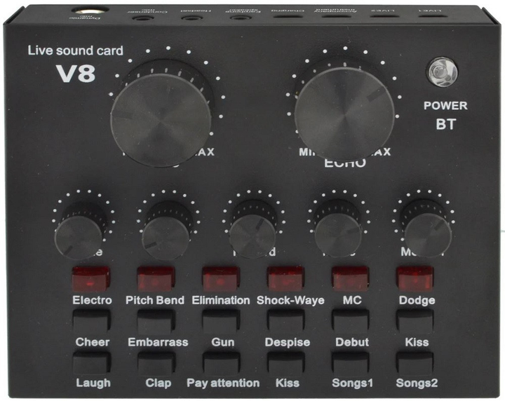 Звуковая карта внешняя V8 7635 для микрофона – низкие цены, кредит ...